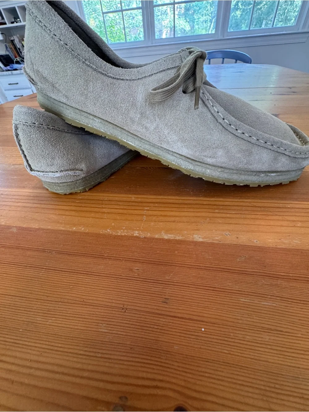 Clarks Men’s Classic Wallabee Boots in Tan Suede